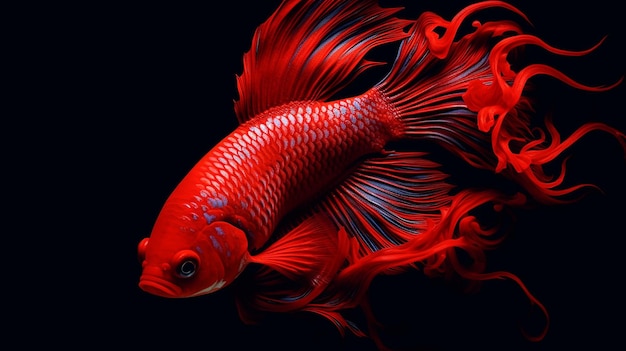 Zdjęcie czerwonej ryby tapety na pulpit