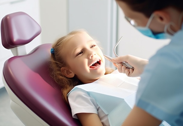 Zdjęcie dentysty wykonującego profesjonalne zabiegi stomatologiczne