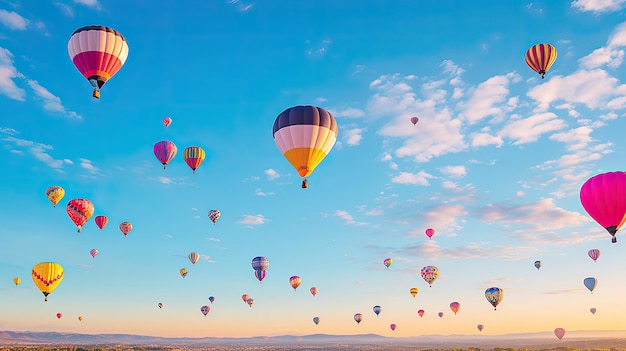 zdjęcie festiwalu balonów na gorące powietrze