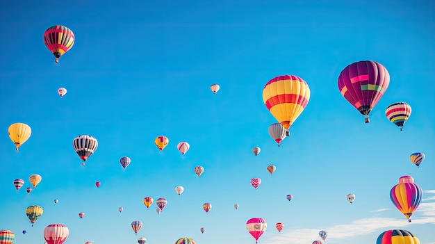 zdjęcie festiwalu balonów na gorące powietrze