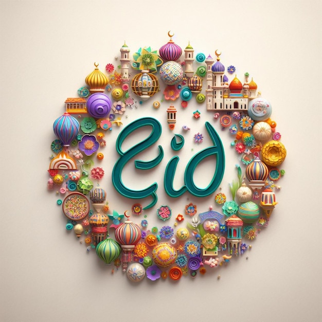 Zdjęcie festiwalu Ramadan Eid Mubarak dla banerów i kart w mediach społecznościowych