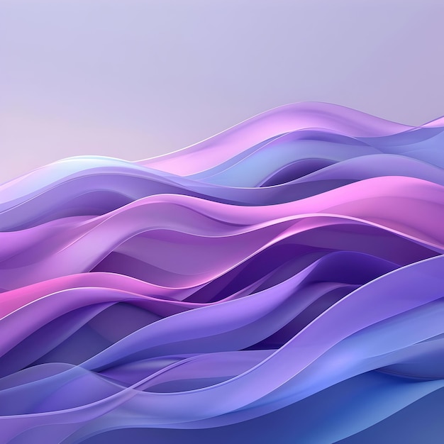 Zdjęcie fioletowej fali abstrakcyjnego krajobrazu tła