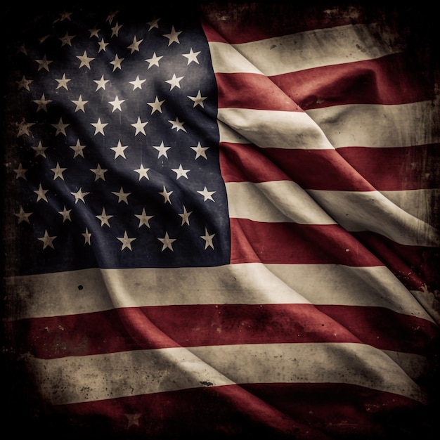 zdjęcie flaga amerykańska tło na dzień niepodległości dzień pamięci i dzień patrioty