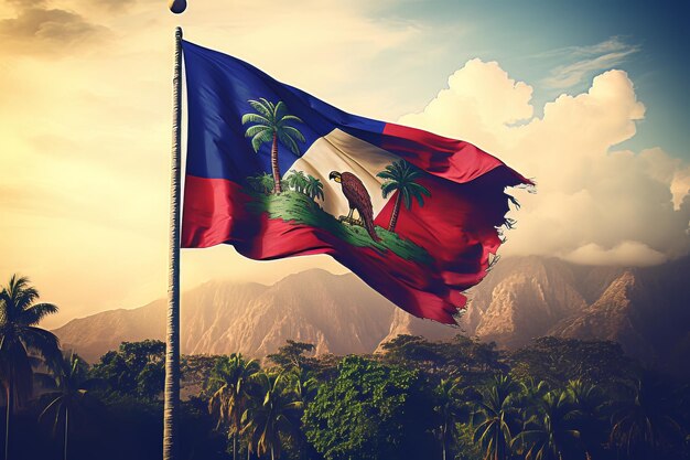 Zdjęcie flagi Haiti