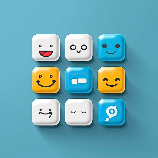 Zdjęcie ikon mediów społecznościowych i logo na tle ekranu telefonu komórkowego dla marketingu społecznościowego i sieci