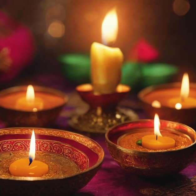 Zdjęcie indyjskiego festiwalu Diwali