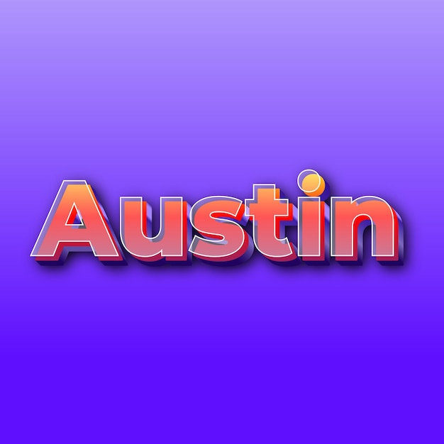 Zdjęcie karty z efektem AustinText JPG, gradientowe fioletowe tło