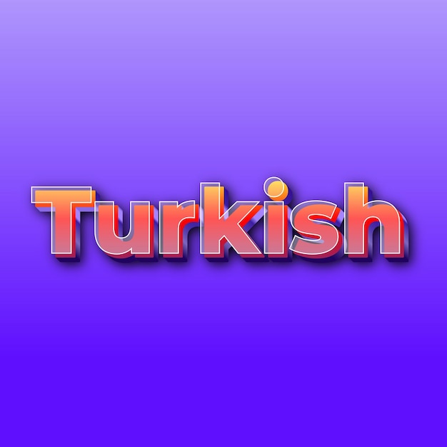 Zdjęcie zdjęcie karty z efektem tureckiego tekstu jpg gradientowe fioletowe tło