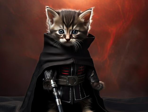 Zdjęcie kociaka w filmie "Gwiezdne wojny" Jedi Sith