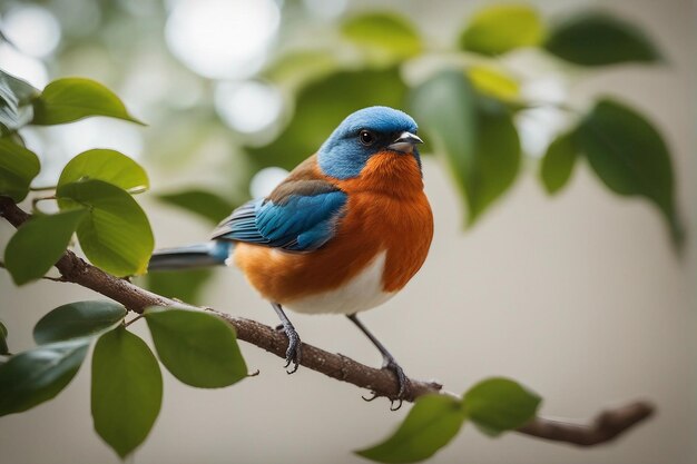Zdjęcie kolorowego ptaka w Narodowy Dzień Zwierząt