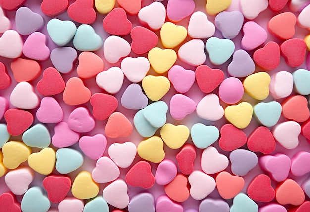 Zdjęcie zdjęcie kolorowych lizaków ze słodkimi cukierkami