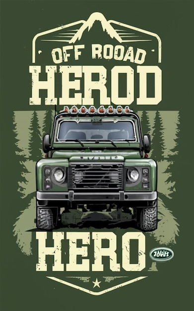 Zdjęcie zdjęcie koszulki off road hero