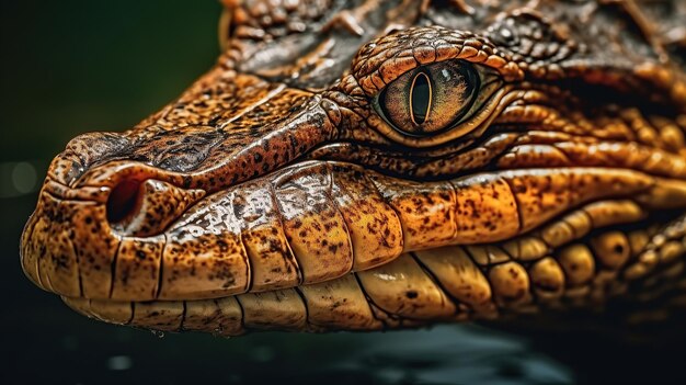 Zdjęcie krokodyla Generatywna sztuczna inteligencja