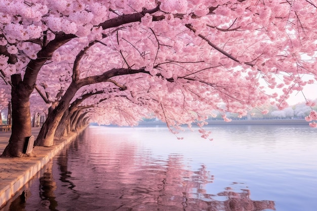 Zdjęcie kwiatów wiśni Sakura Serenity
