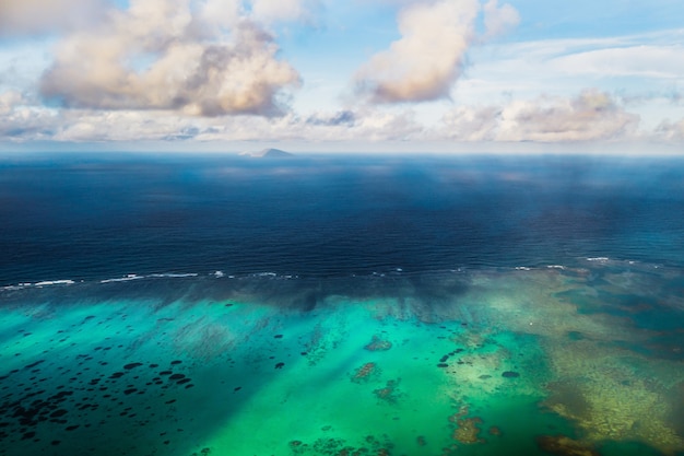 Zdjęcie Lotnicze Północnego, Północno-wschodniego Wybrzeża Wyspy Mauritius.