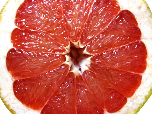 Zdjęcie zdjęcie makro tekstury tła miąższu owoców cytrusowych grejpfruta