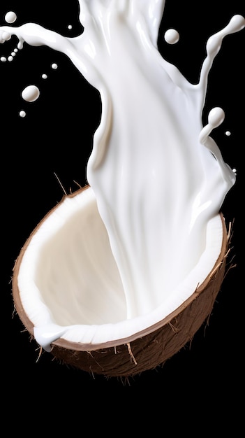 Zdjęcie mleka kokosowego