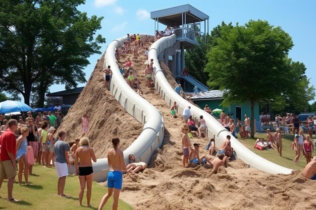 Zdjęcie: Nadmorski dzień zabawy i euforii na plaży