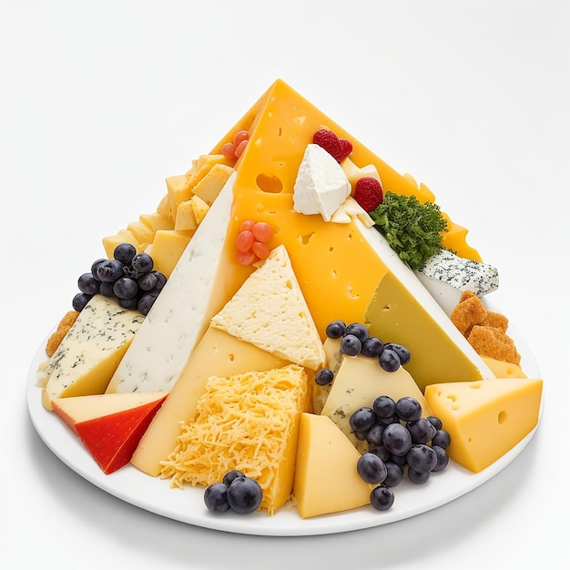 Zdjęcie obrazu Delicious Pieces Of Cheese AI