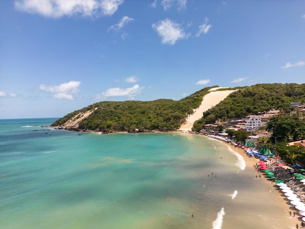 Zdjęcie obszaru plaży Ponta Negra w mieście Natal, Rio Grande do Norte, Brazylia.