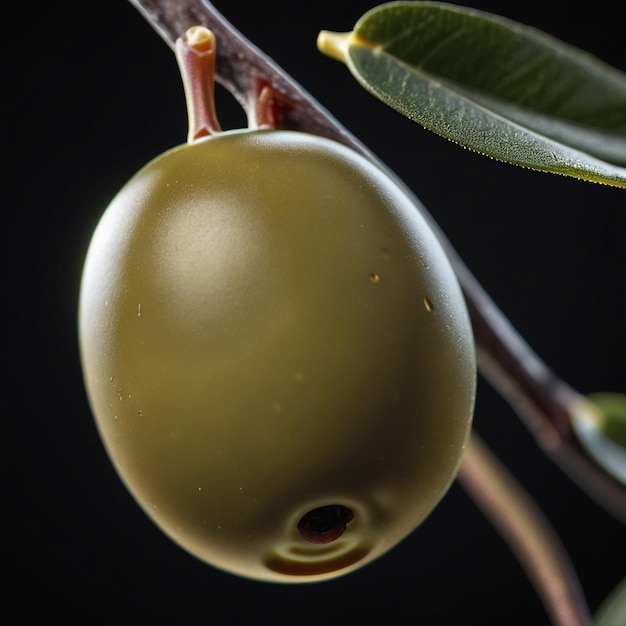 Zdjęcie zdjęcie olive odizolowanej na tle