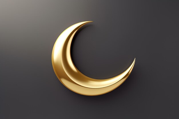 Zdjęcie zdjęcie pięknego ramadanu kareem złoty półksiężyc
