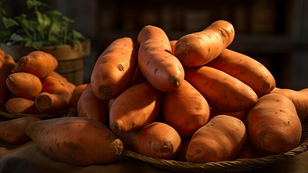 zdjęcie pielgrzymów słodkich ziemniaków