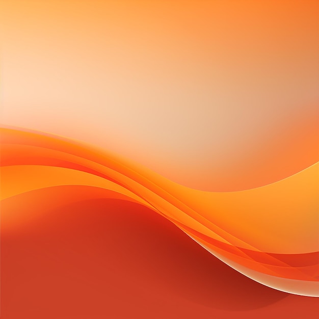 Zdjęcie pomarańczowego koloru abstrakcyjnych kształtów fal w tle