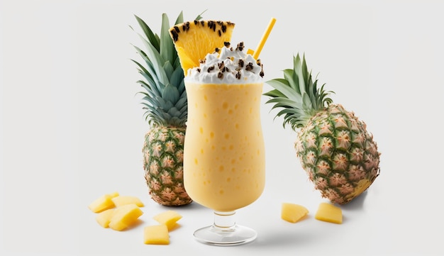 Zdjęcie produktu Pineapple Smoothie z generatywną sztuczną inteligencją