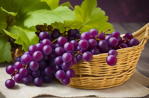 Zdjęcie produktu przedstawiające winogrona nadające się do reklamy lub opakowania