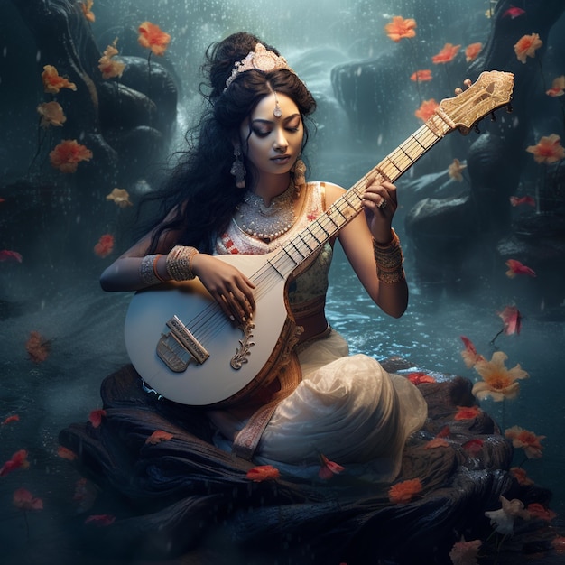 Zdjęcie zdjęcie saraswati