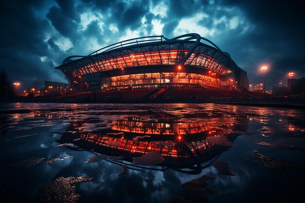 zdjęcie stadionu piłkarskiego