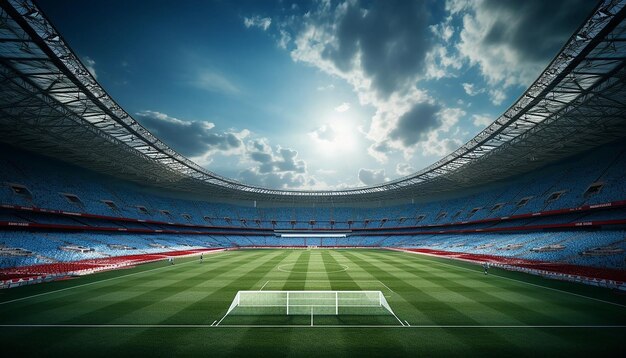zdjęcie stadionu piłkarskiego