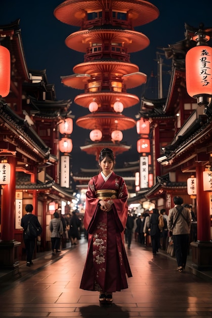 zdjęcie świątyni sensoji japońskie podróże
