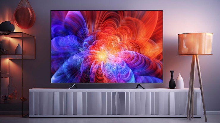 Zdjęcie zdjęcie telewizora led z wieloma portami łączności