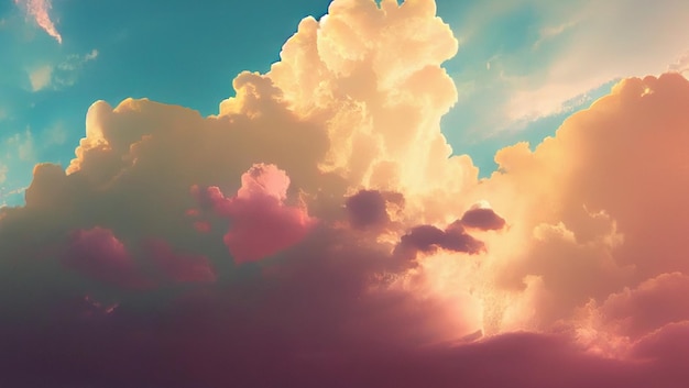 zdjęcie tło chmura letnia chmura letnie niebo chmura filmowe naturalne niebo piękne i kinowe