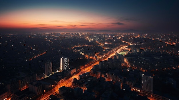 Zdjęcie Twilight Cityscape