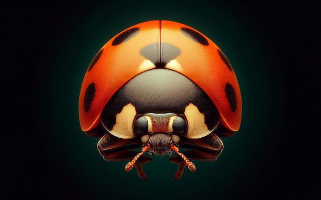 Zdjęcie z bliska żabki owad Szczegóły wyraźnie widoczne Żubrek