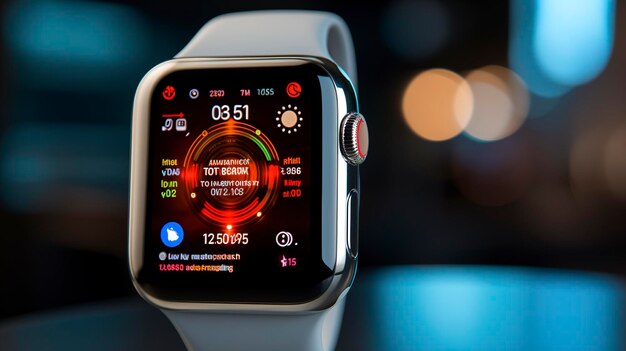 Zdjęcie zegarka Apple Watch przy sterowaniu inteligentnym domem