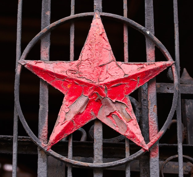 Zdjęcie zdjęcie żelaznej socjalistki czerwonej gwiazdy