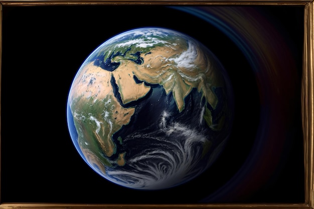 Zdjęcie Ziemi Zrobione Z Kosmosu