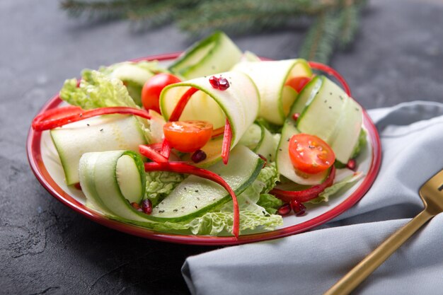 Zdrowa Vegansalad Ze świeżymi Warzywami