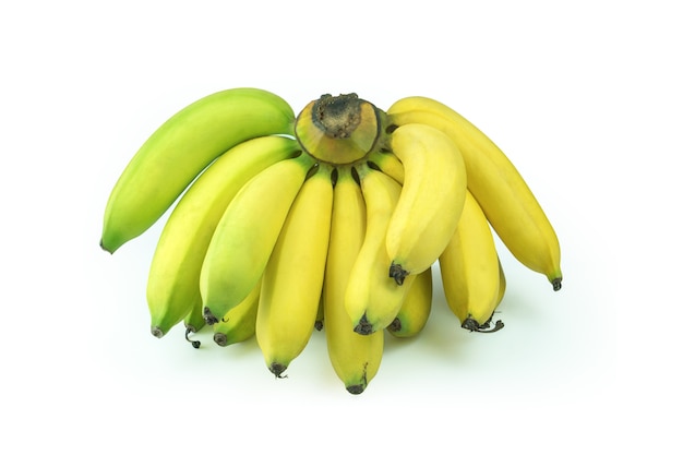 Zdrowe śniadanie żółty banan.