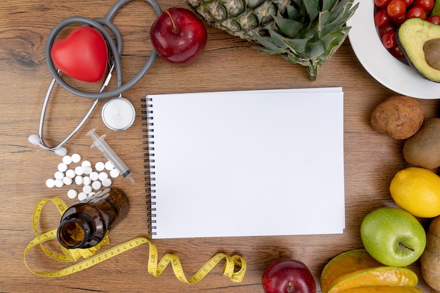 Zdjęcie zdrowej żywności dieta planu warzyw odżywianie zdrowe