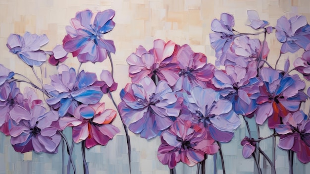 Zdumiewająca sztuka geranium Charles Rennie Mackintosh Styl Impasto Painting