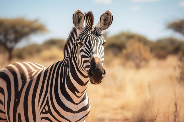 Zebra na wolności