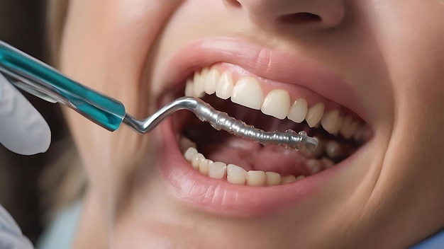 Zęby bielące dentysty
