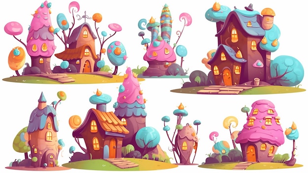 Zestaw elementów Fantasy Candy Land