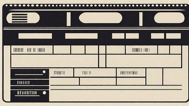 Zdjęcie zestaw filmów vintage z klapsem