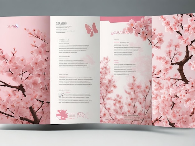 Zestaw wektorowych banerów z kwitnącą sakurą Szablon dla kart powitalnych dekoracji ślubnych zaproszenia